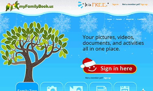 Socail Media Web Application My Family Book